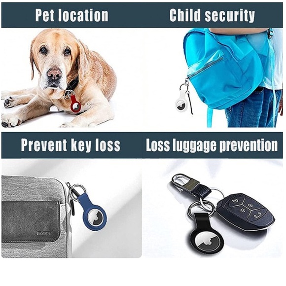 12 Pack Portable Case for AirTag Key Finder Pet - Picture 2 of 9